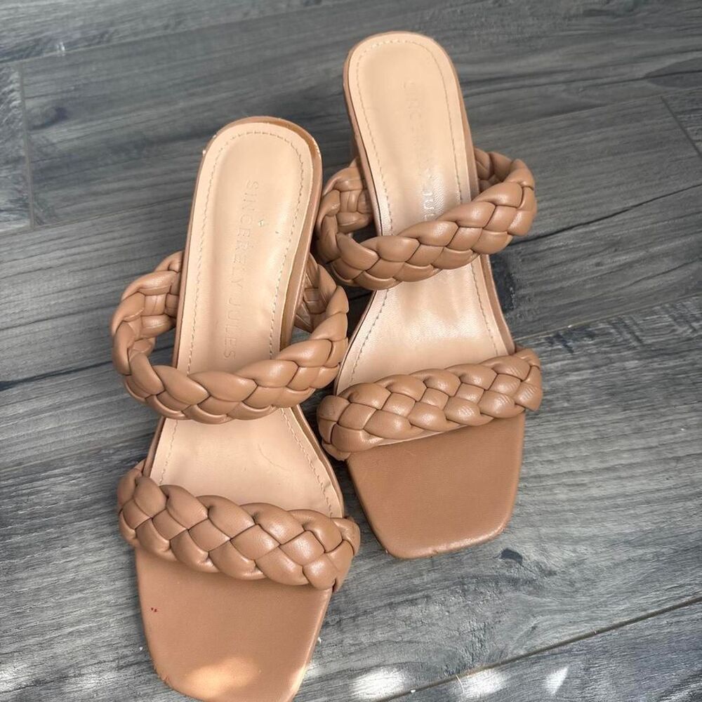 Sincerely Jules braided heels